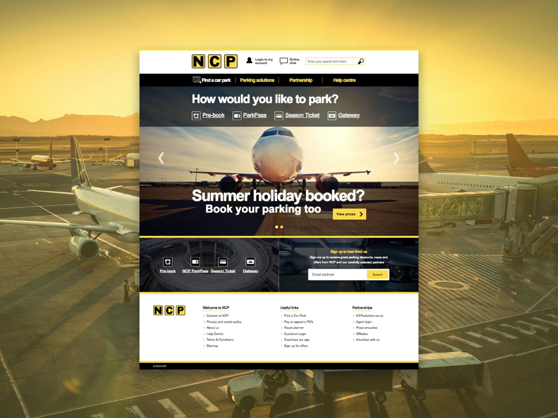 NCP portal Screenshot