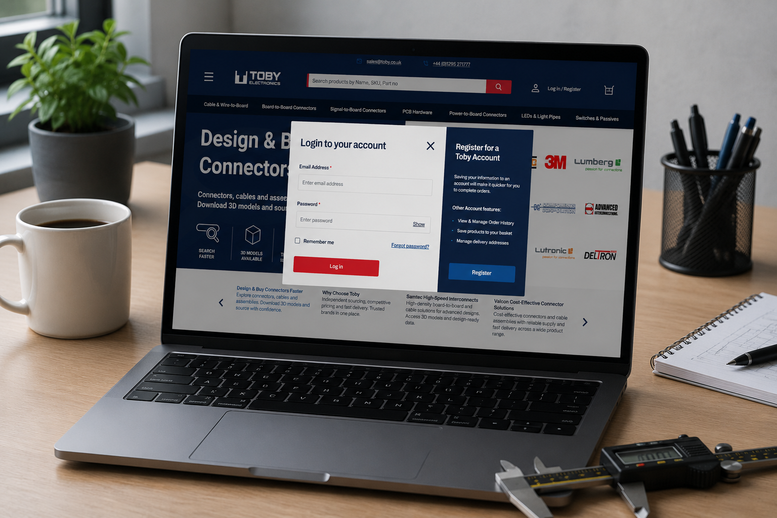 Toby Electronics website launch image