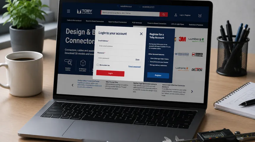 Toby Electronics website launch image