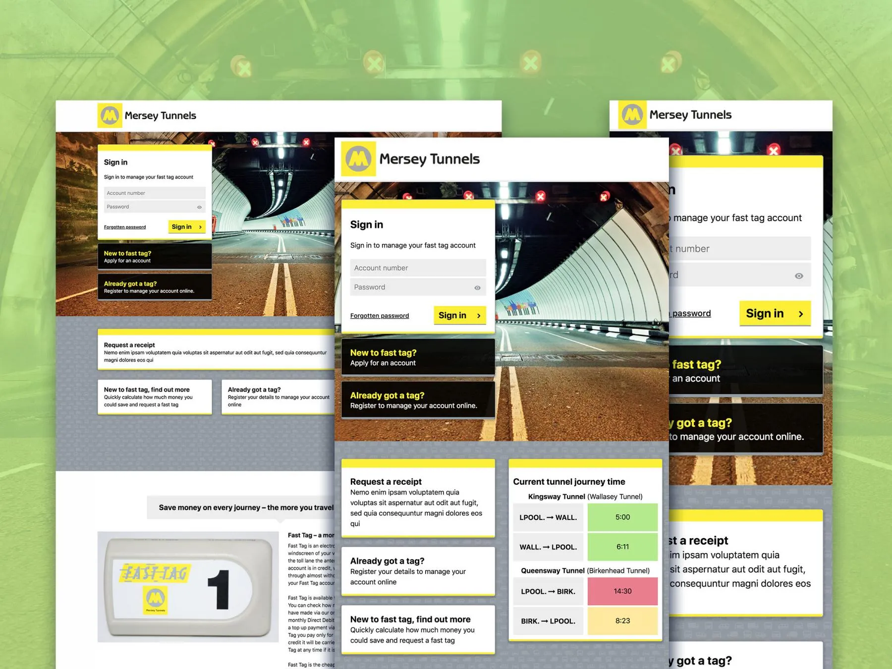 Mersey Tunnels App Screenshot