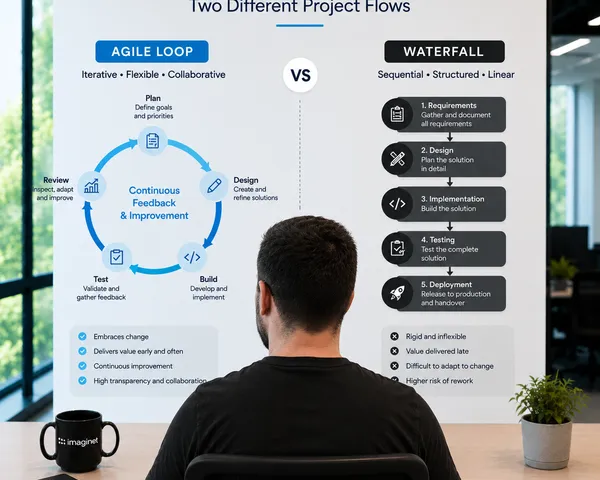 Waterfall vs. Agile image