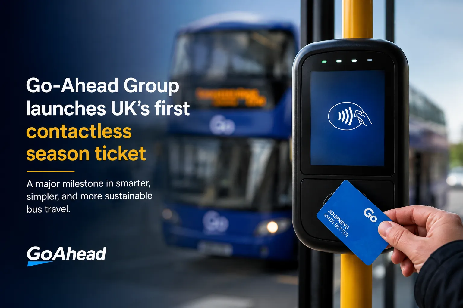 Go-Ahead contactless launch image