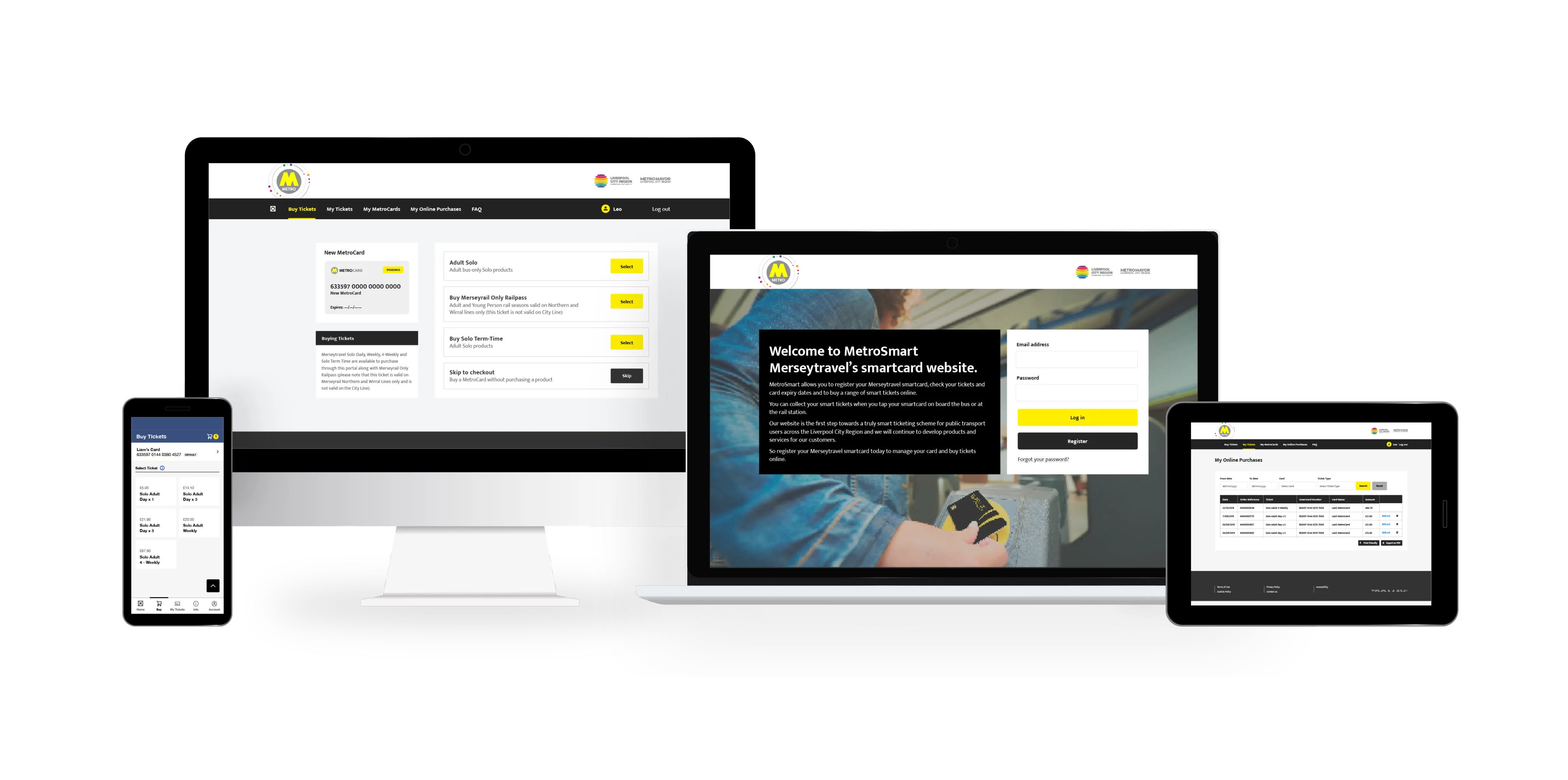 Merseytravel app screenshot